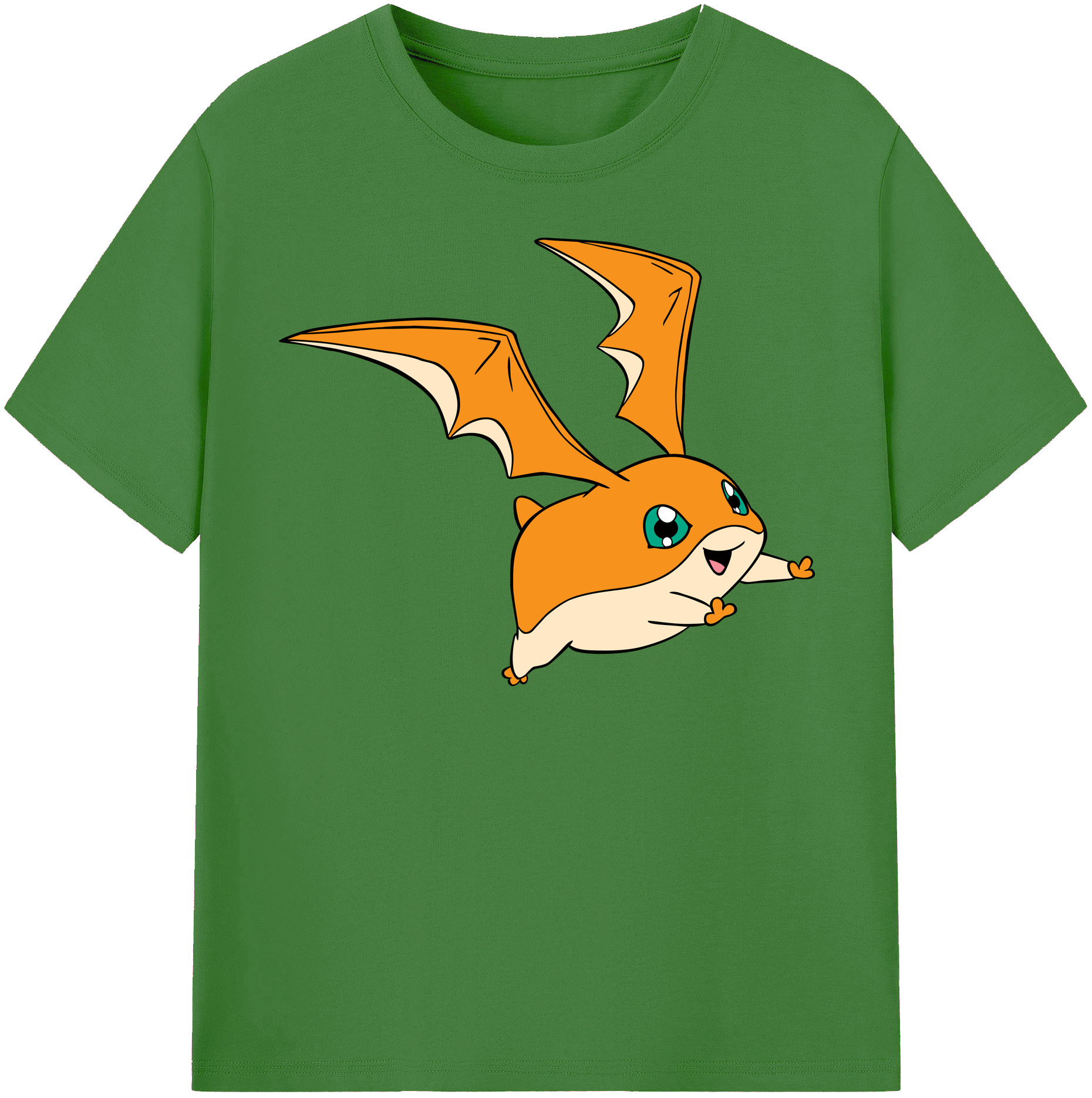（画像用） Digimon デジタルモンスター/デジモン レディースカジュアルプリントTシャツ（綿100％）
